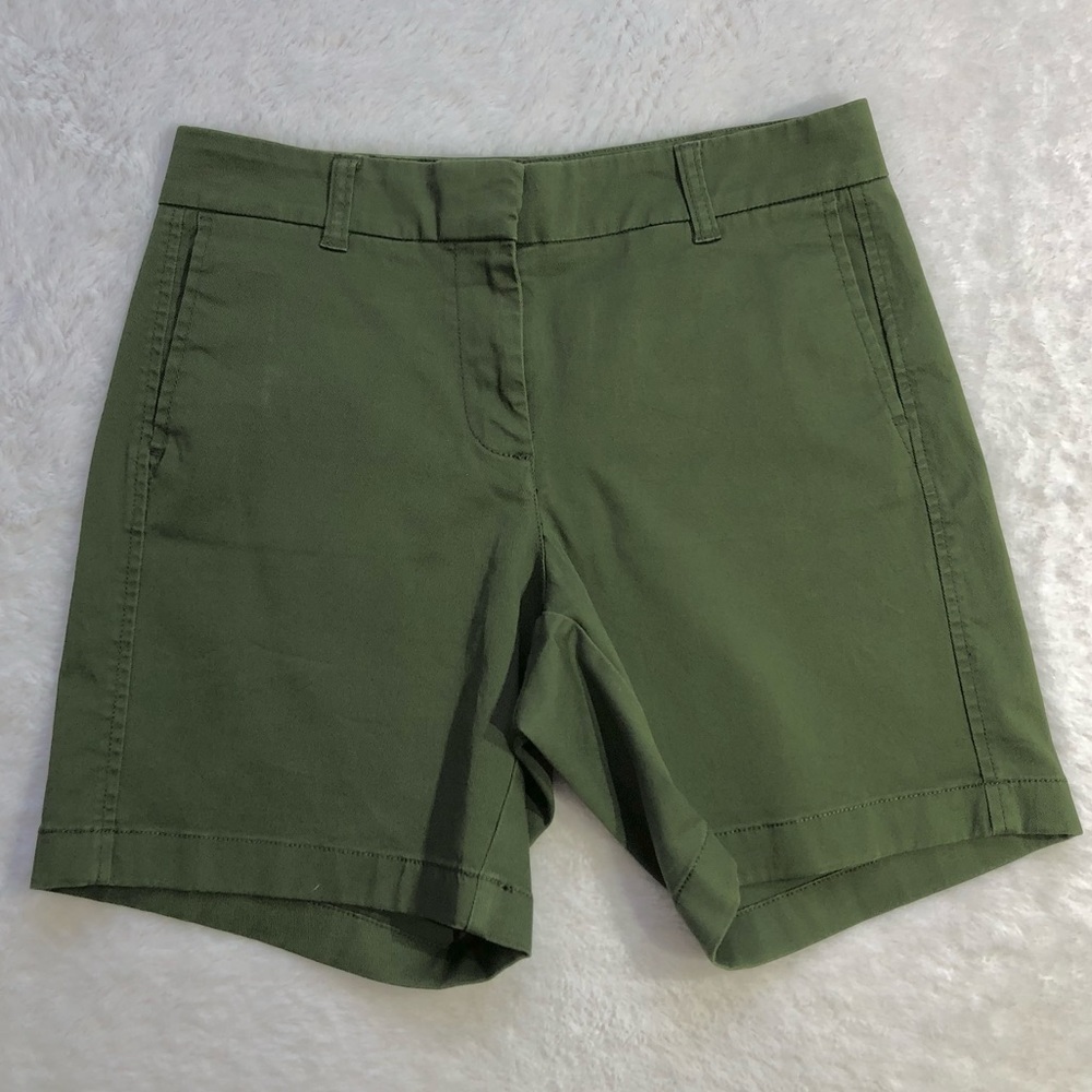J. Crew Olive Green Women's Shorts Size 6